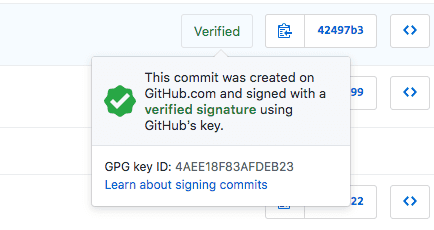 "Verified" badge tooltip